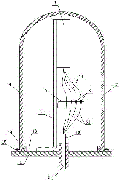 Quick junction box for optical cables