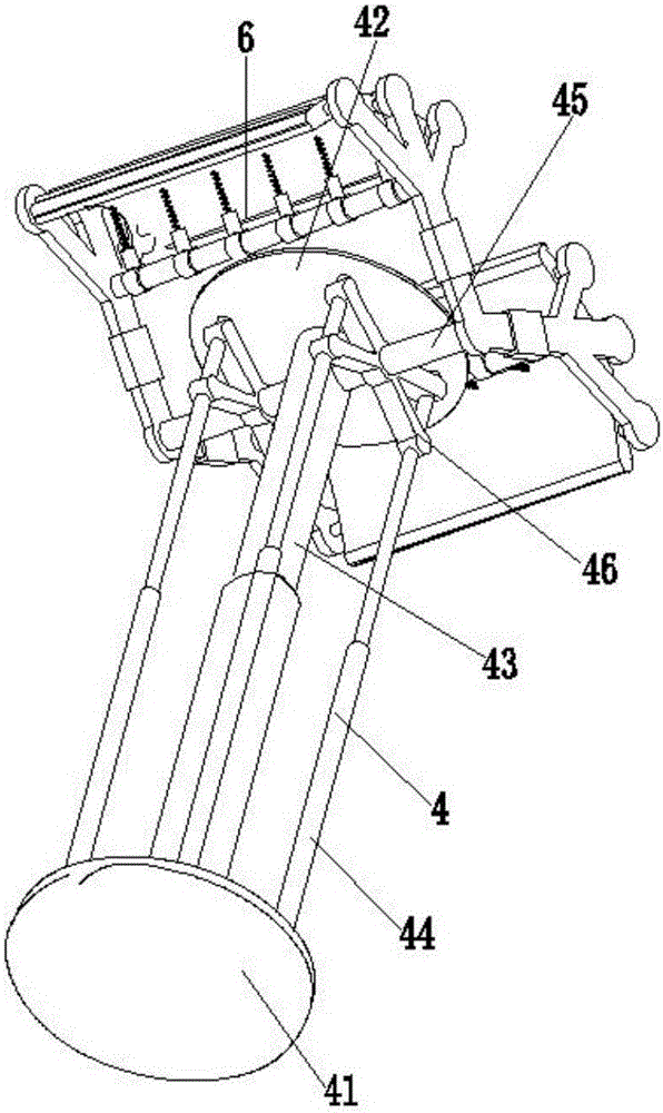 Symmetrical oxter two-side local massage robot