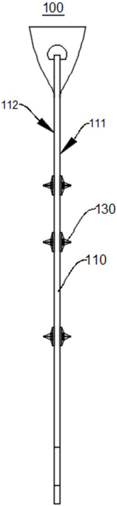 Plate type damping suspender