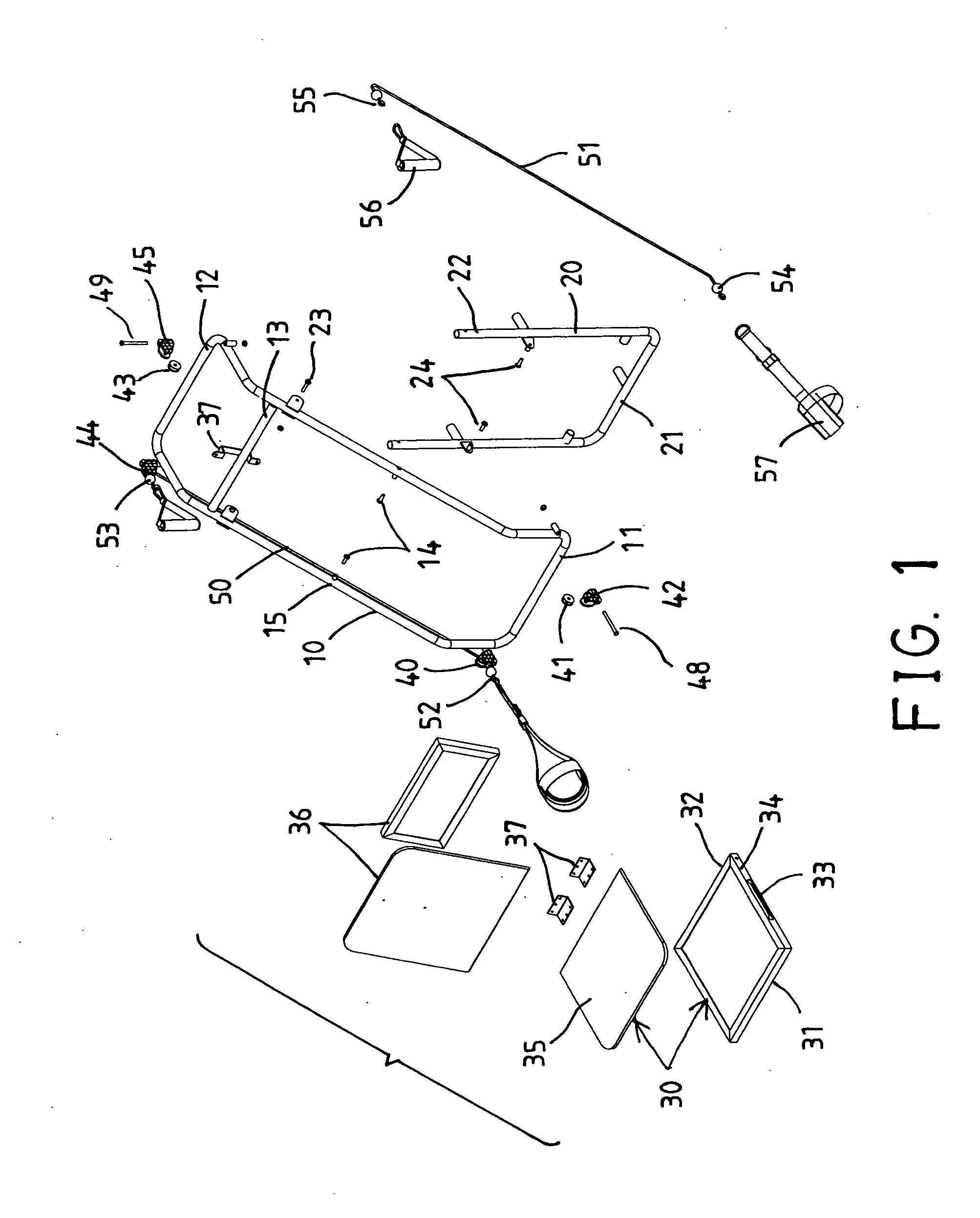 Foldable aerobic exercise chair