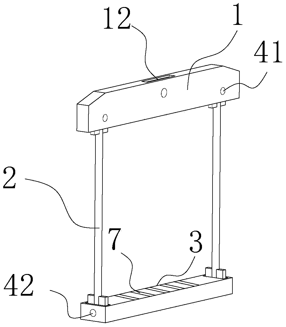 Hoisting method and hoisting device for concrete prefabricated box beam