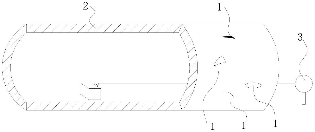 Pipeline inner detector loop test platform and test method thereof