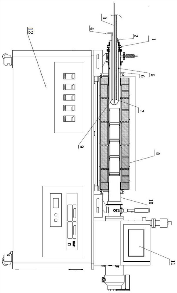 An open-type purification high-vacuum visible organic small molecule purification special equipment