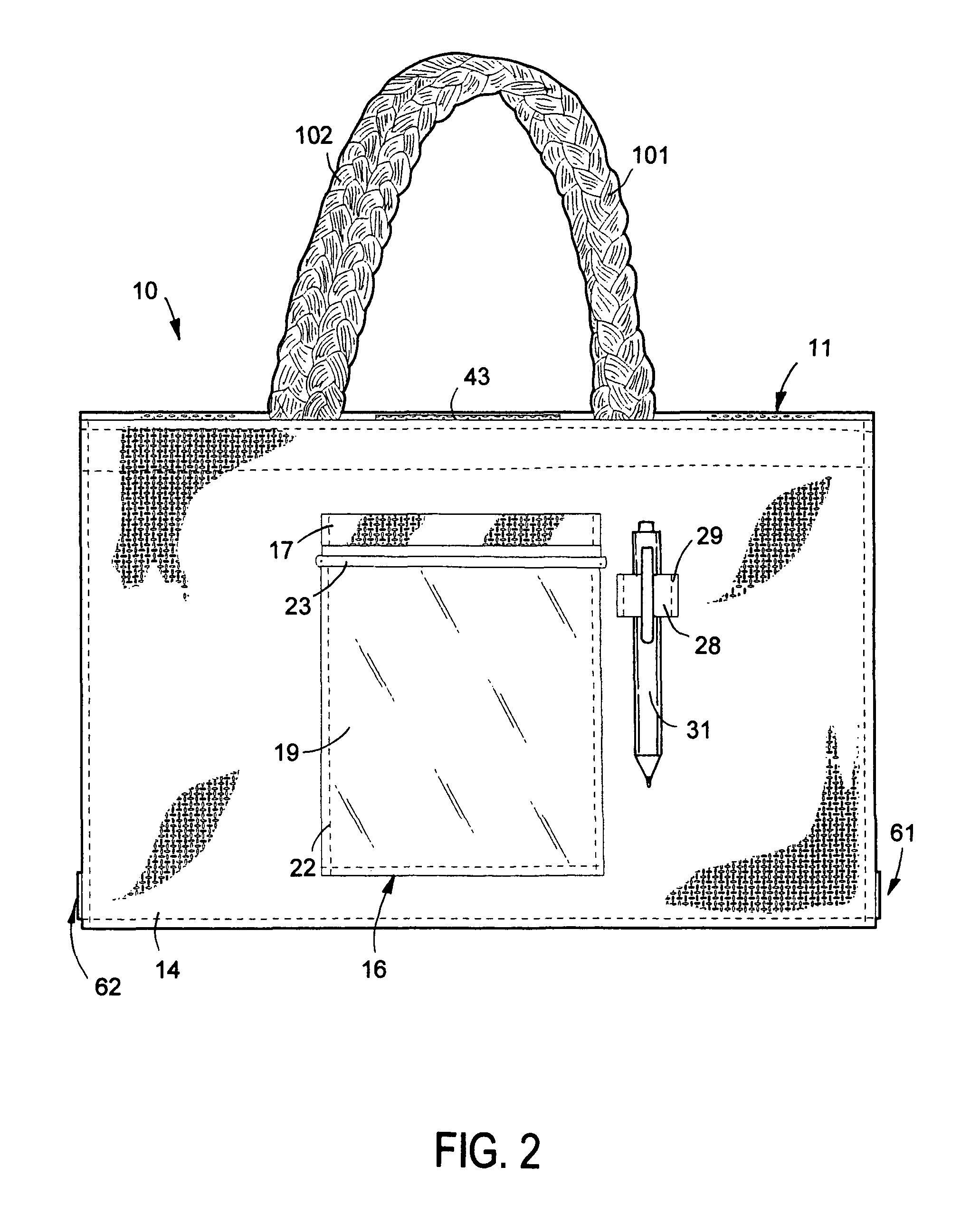 Compact reusable shopping bag assembly