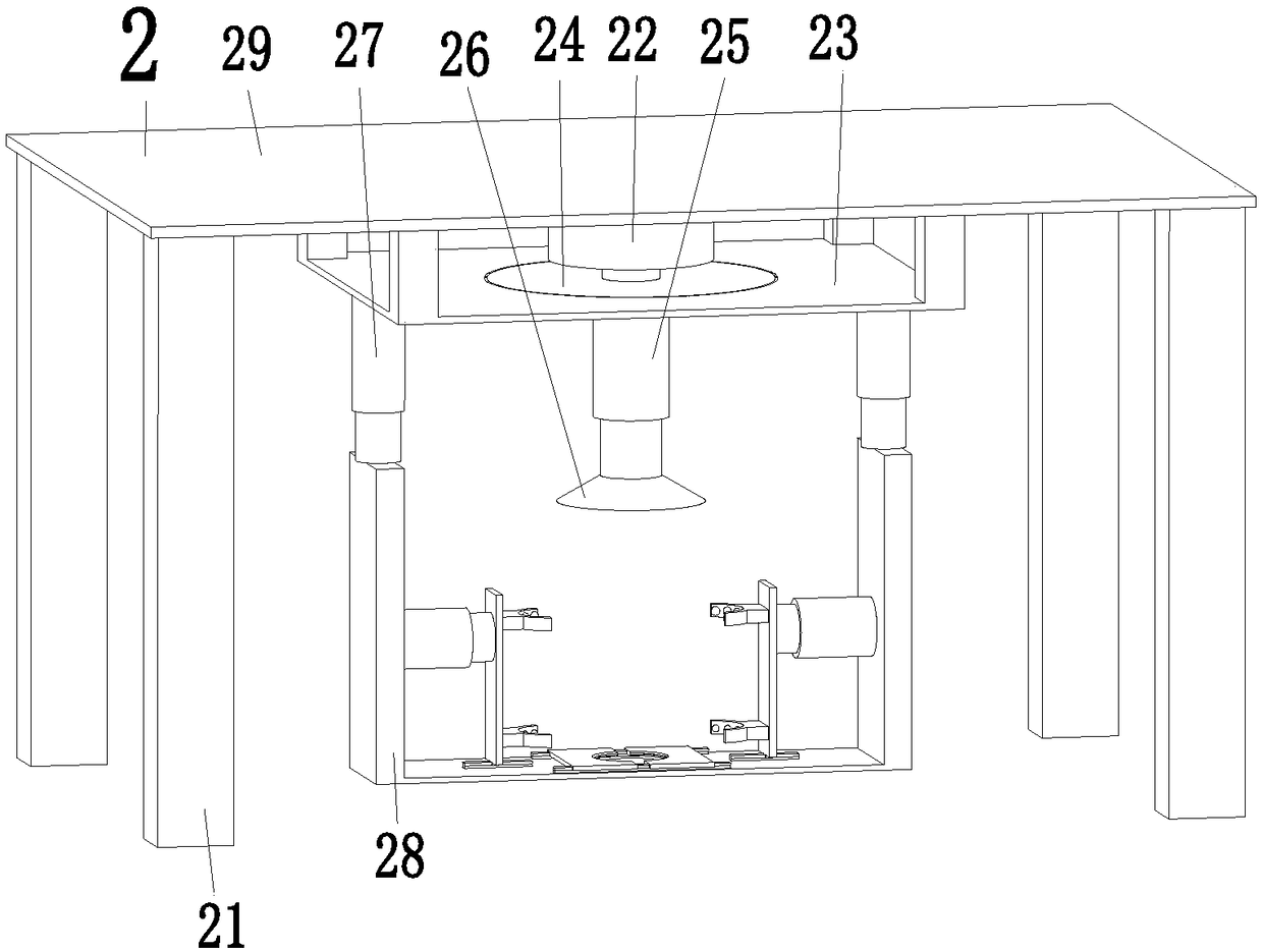 Glass experimental tool frosting device and handling method thereof