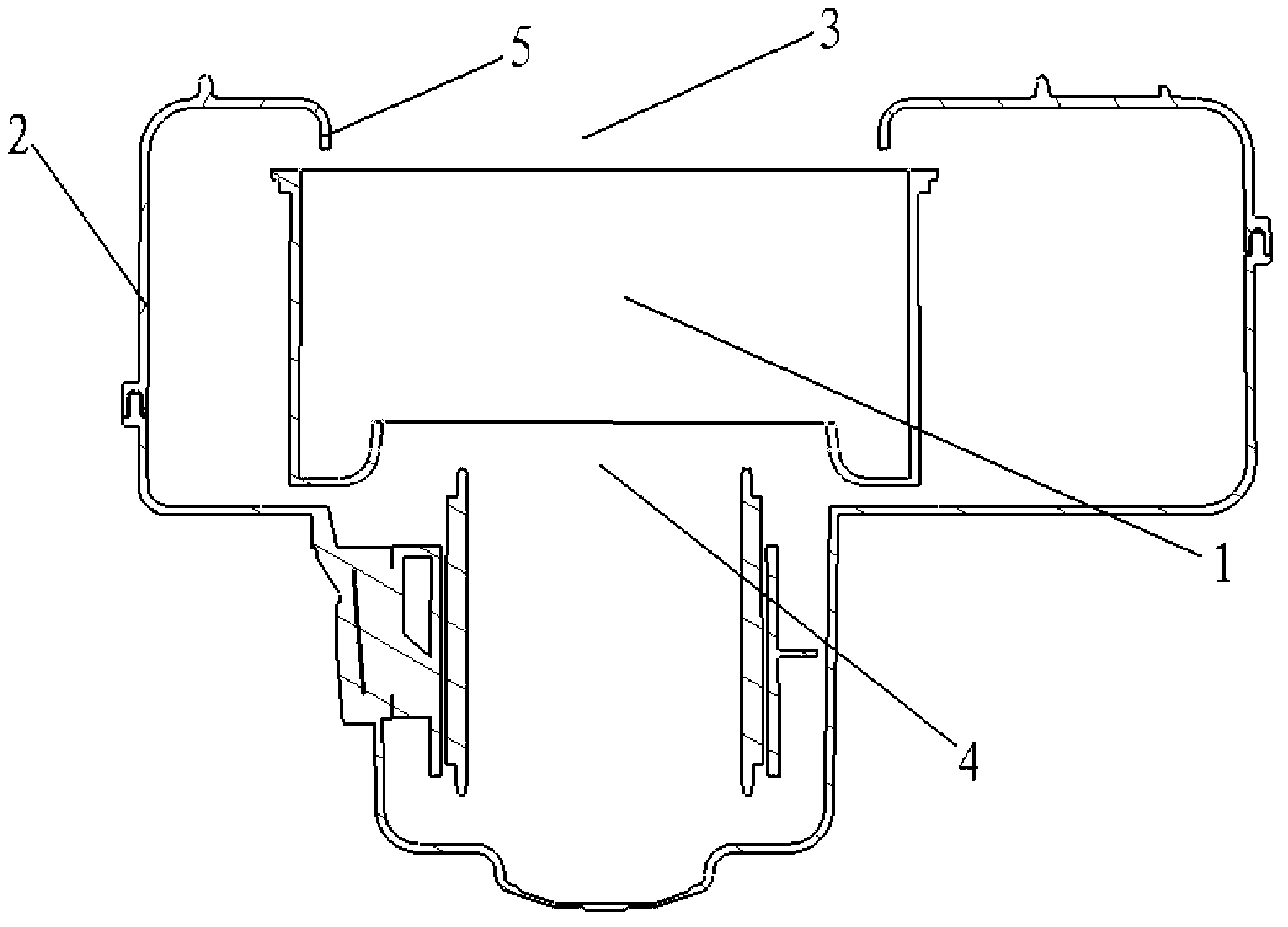 Noise-reducing blower inlet windproof ring device of vehicle air conditioner