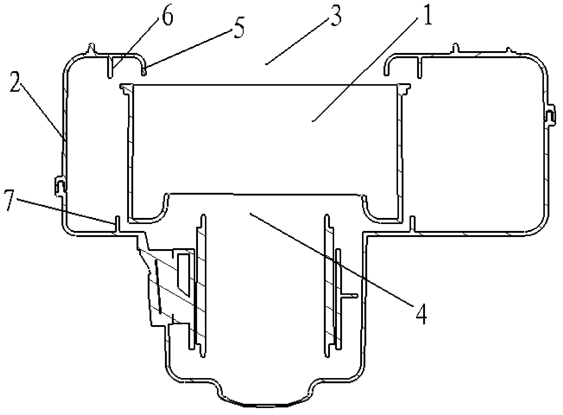 Noise-reducing blower inlet windproof ring device of vehicle air conditioner