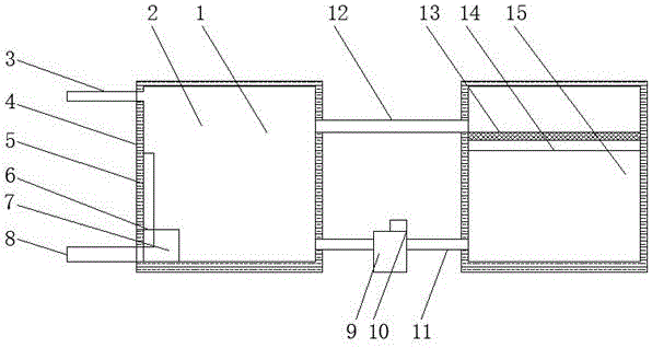 Waste paint treatment system of full-automatic spray painting robot for motors