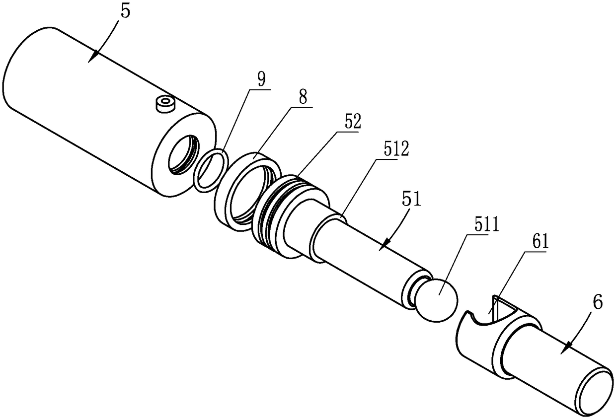 Deep sea manual hydraulic drive disposable ballast device