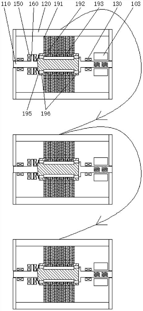 Multi-stage Tesla turbine and assembling method thereof