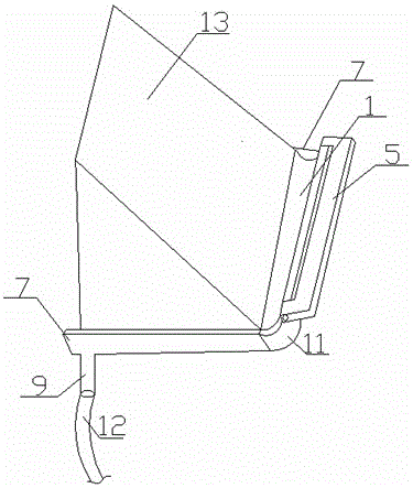 Water guiding groove of waterproof cover