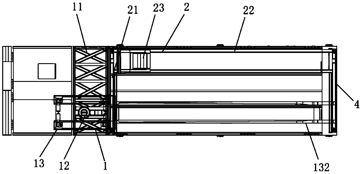 Automatic winding and arranging system for vehicle-mounted water hose