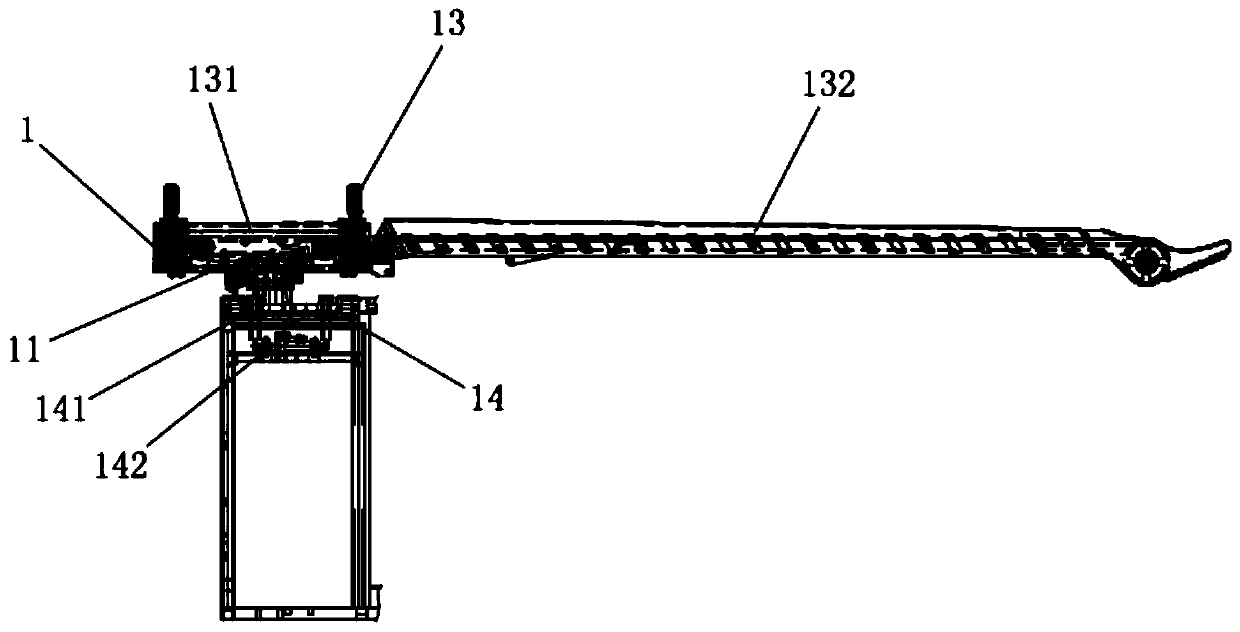 Automatic winding and arranging system for vehicle-mounted water hose