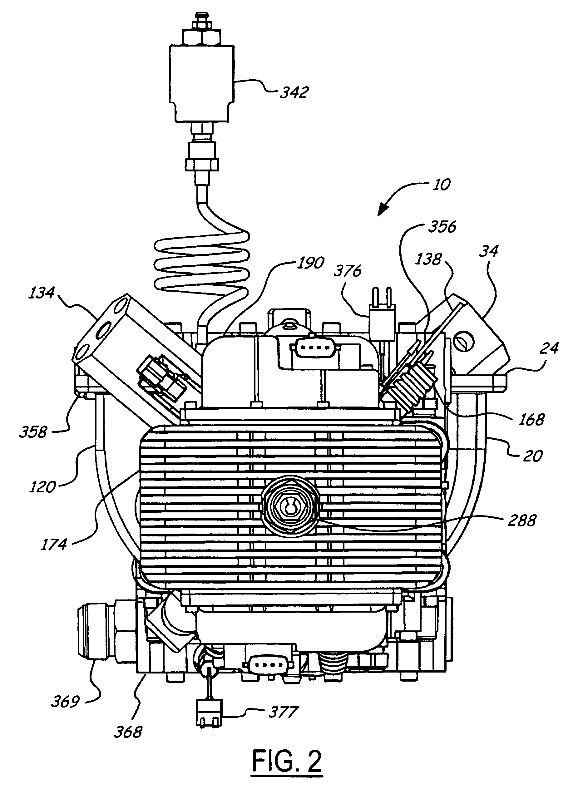 Piston lubrication for a free piston engine