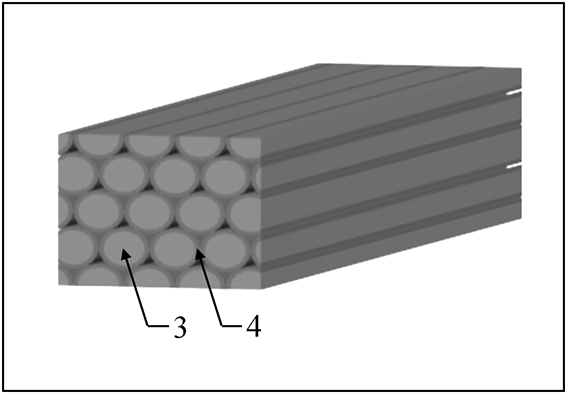 Process for preparing weak interface fiber monolith hafnium boride ceramic by wet spinning and co-extrusion method