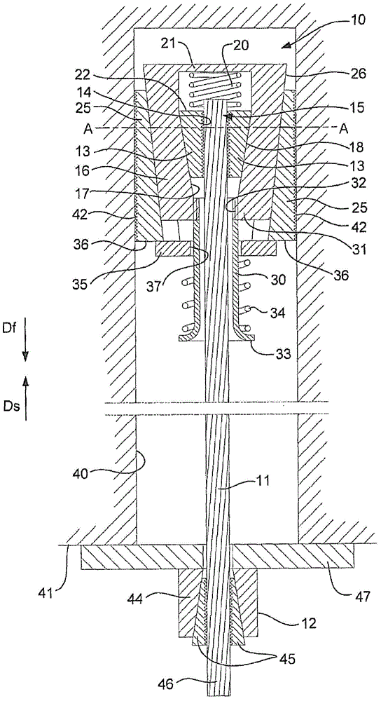 Anchor mechanism and cable rock bolt