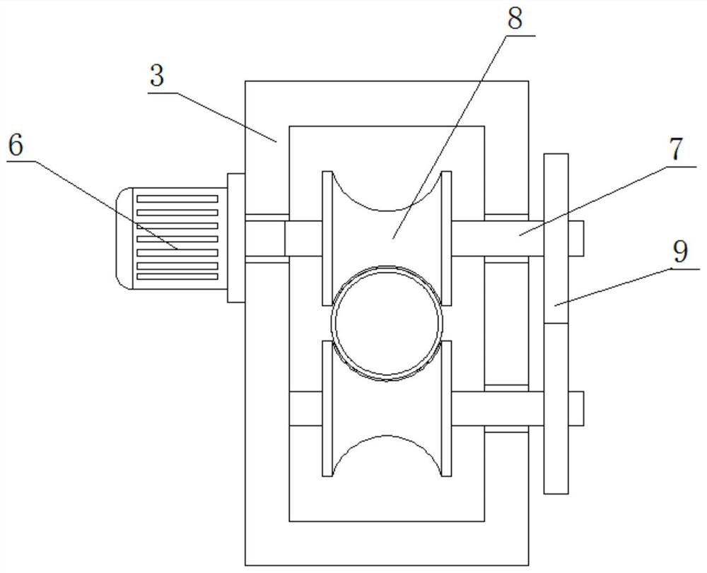 Large pipeline continuous splicing structure and splicing method