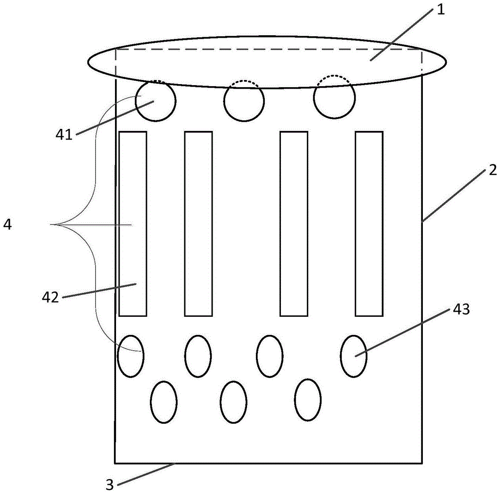 FRP inspection shaft safety filter element