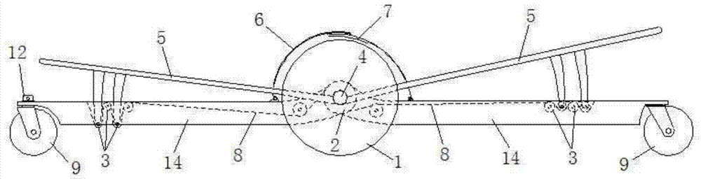 Portable type pedaling power bicycle