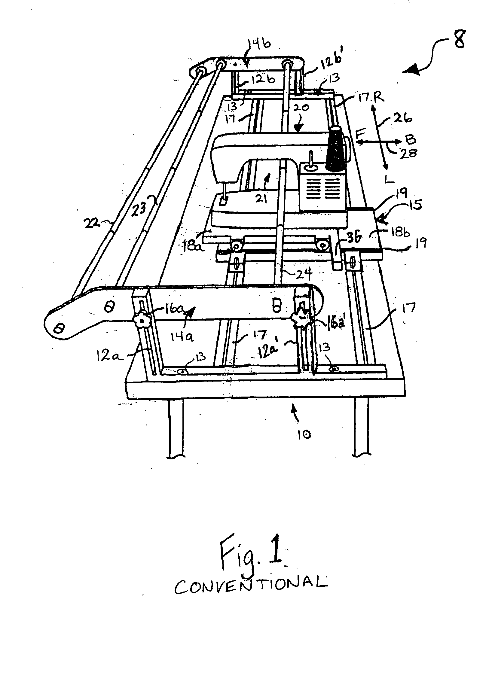 Movable quilting work area system and method