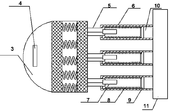 Vehicle anti-collision device capable of providing effective buffering