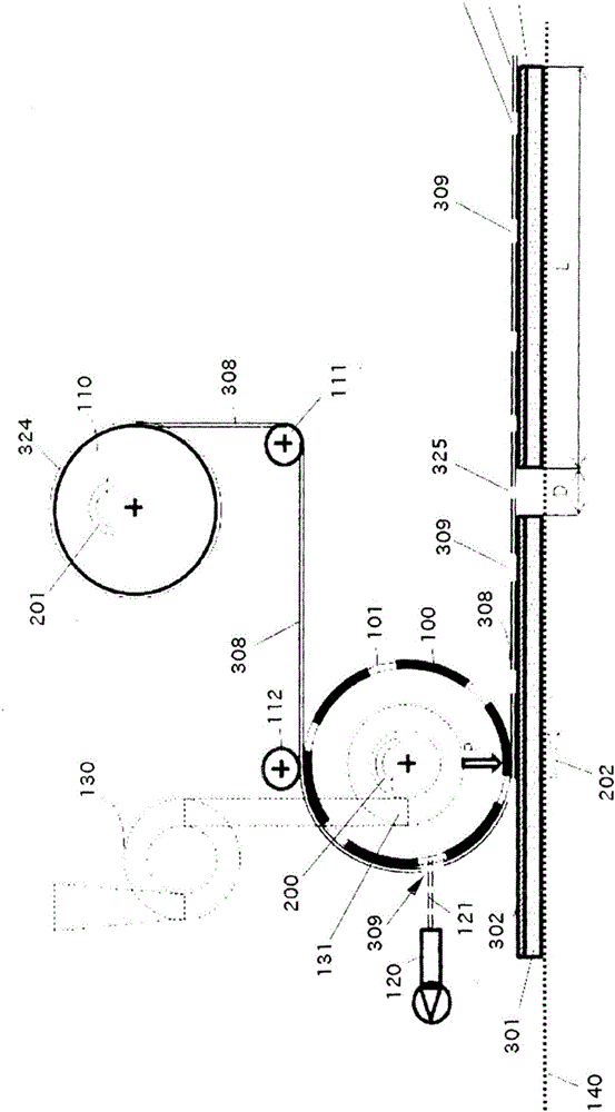 Composite station and method of drilling and fixing for the continuous production of a conductive backsheet with an integrated encapsulating and dielectric layer, for photovoltaic panels of the back-contact type