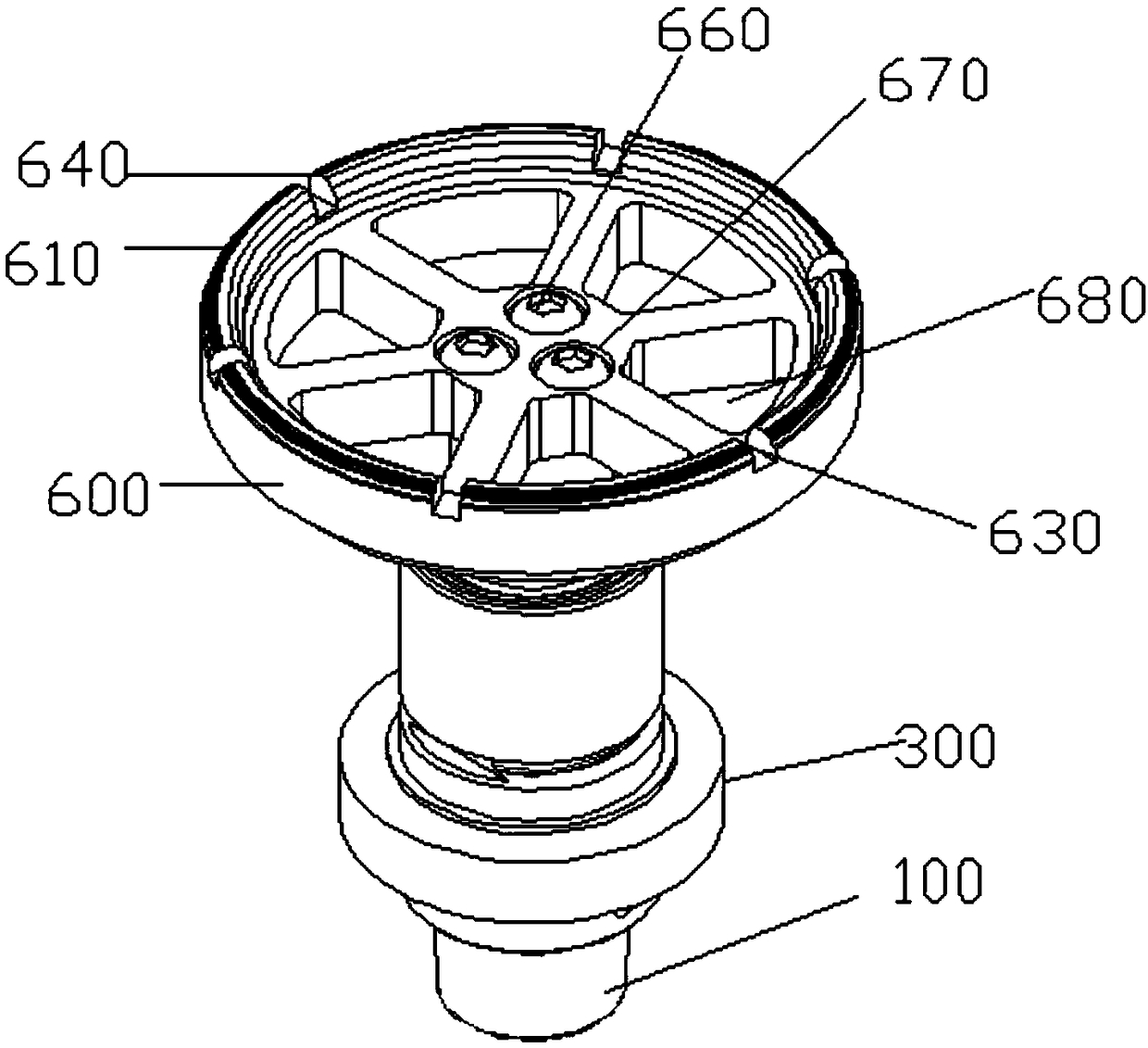 Tool connecting structure