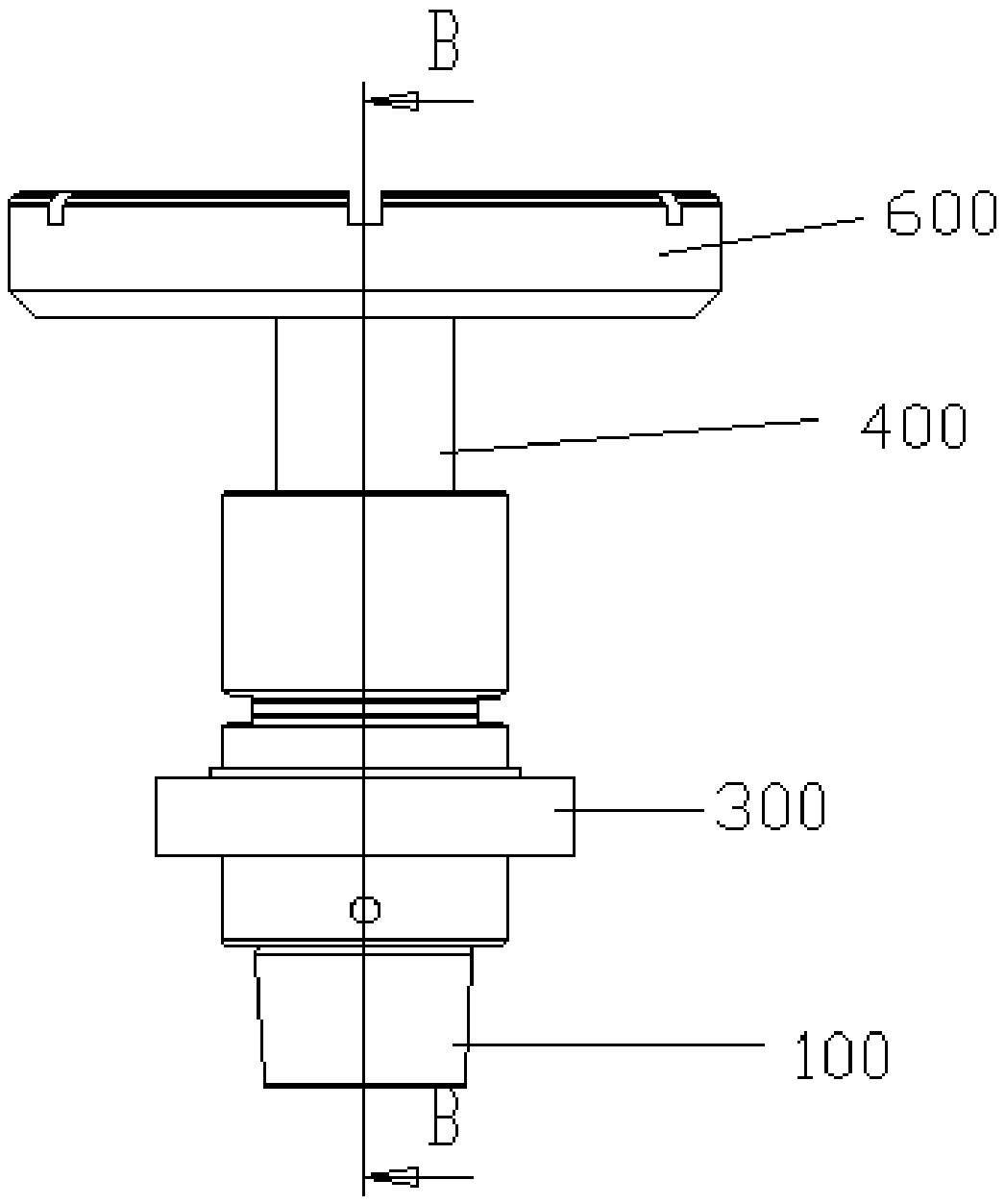 Tool connecting structure