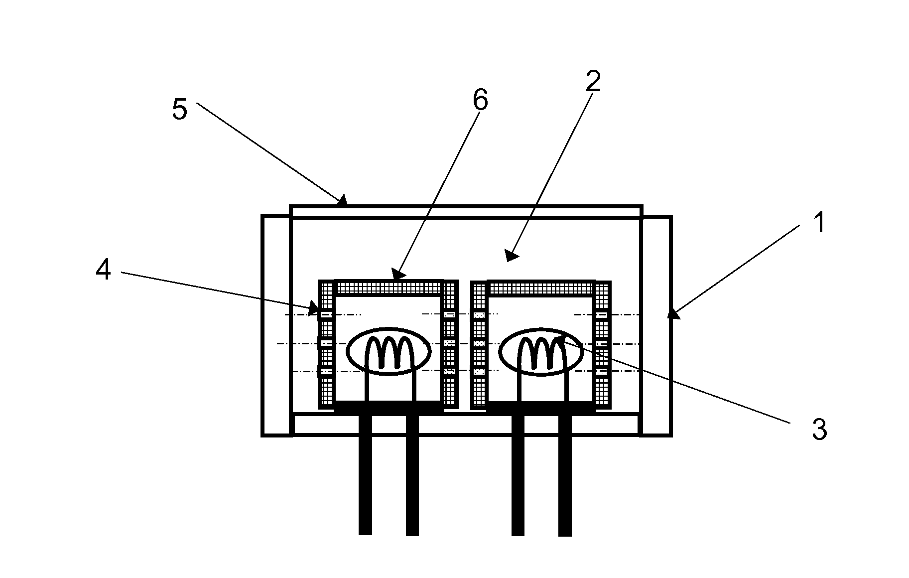 Explosion-proof gas sensor without pressure-proof housing