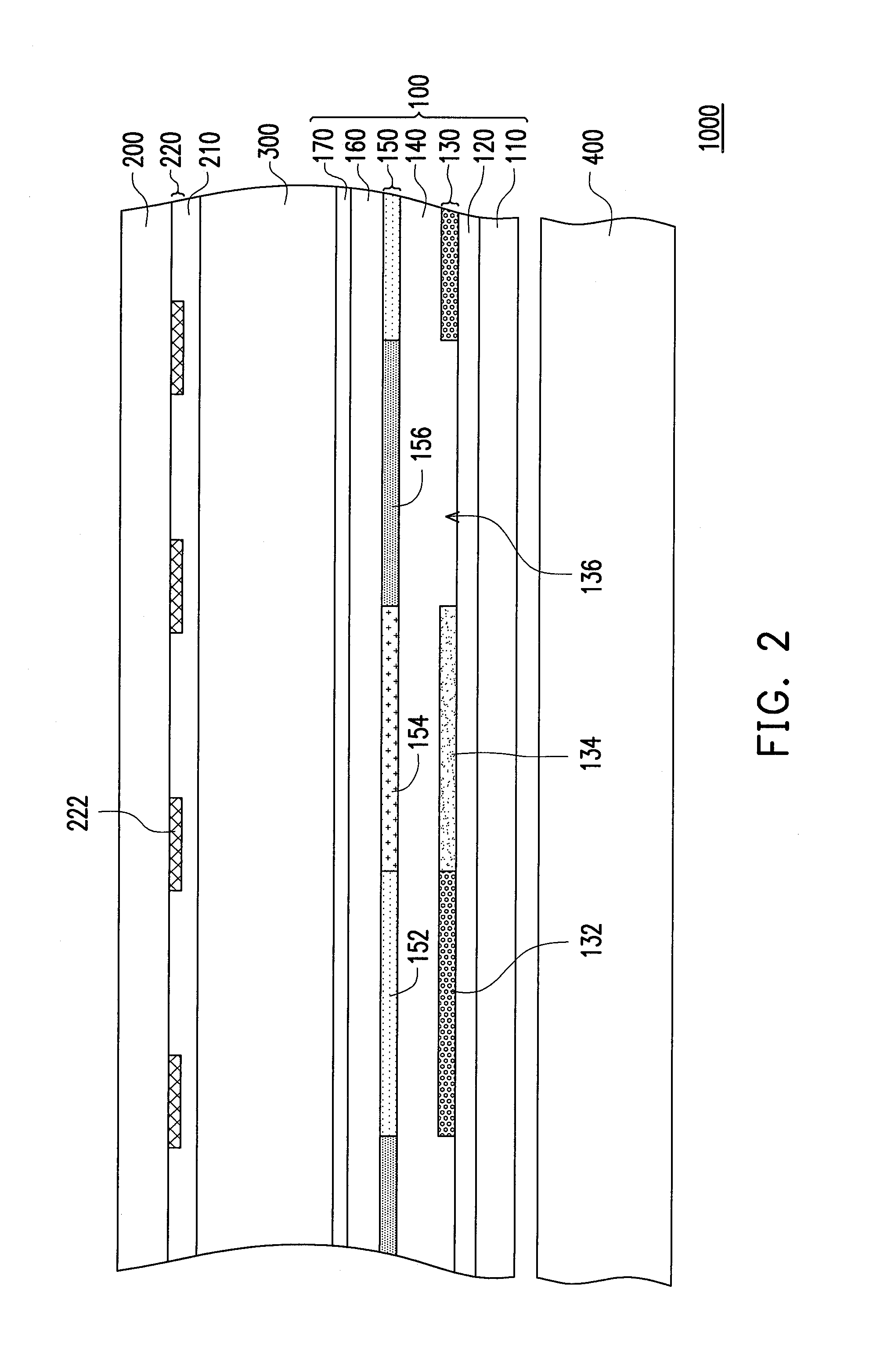 Color filter array on pixel array substrate and display panel