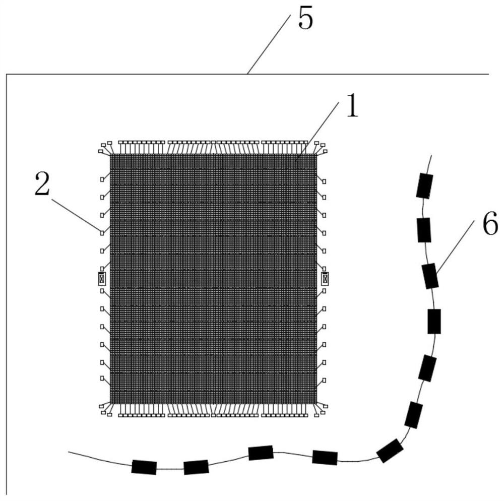 Design method of anchoring system for floating photovoltaic power station on water surface