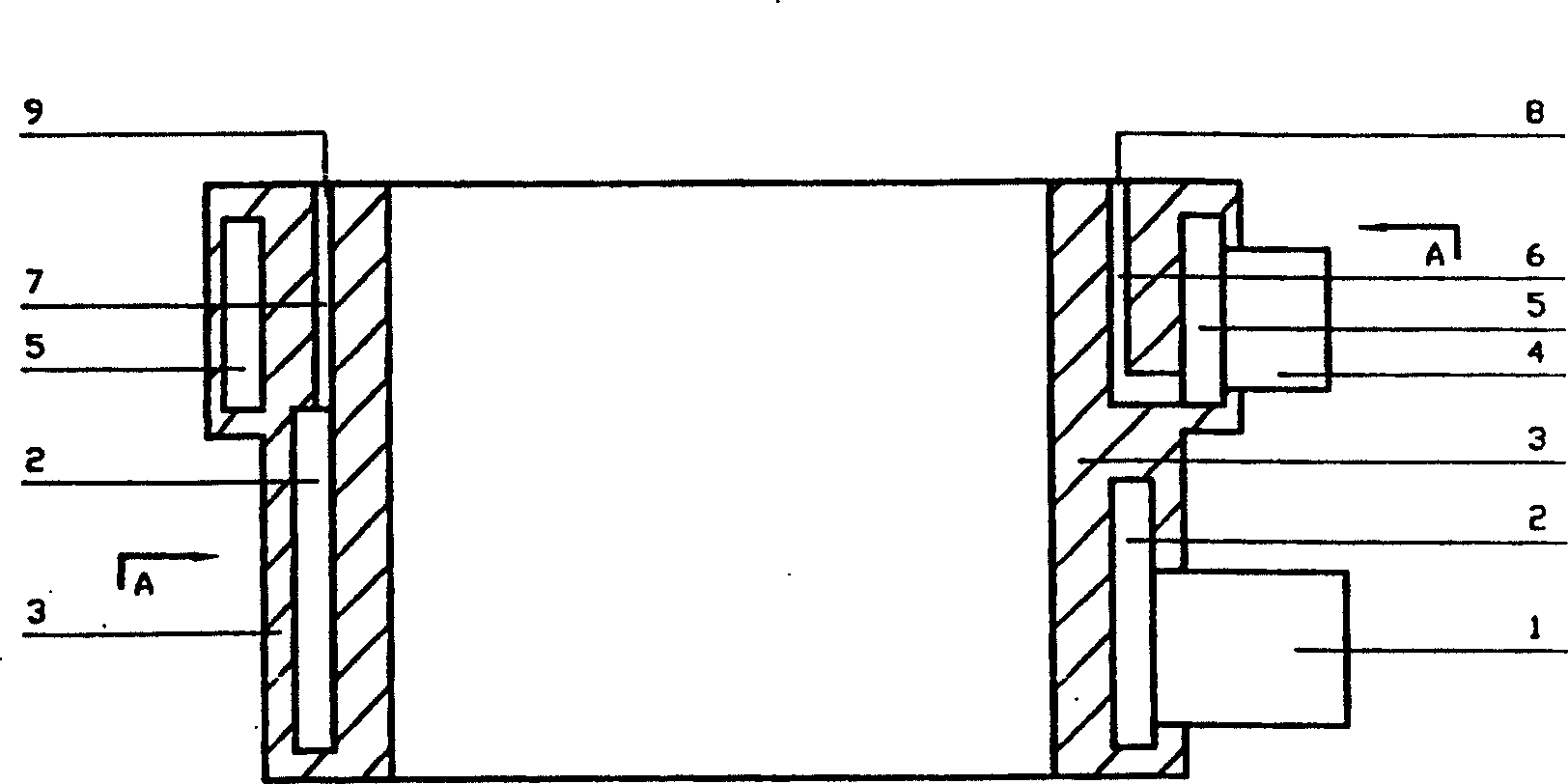 Ceramic burner with round arrangement vertical upward nozzle