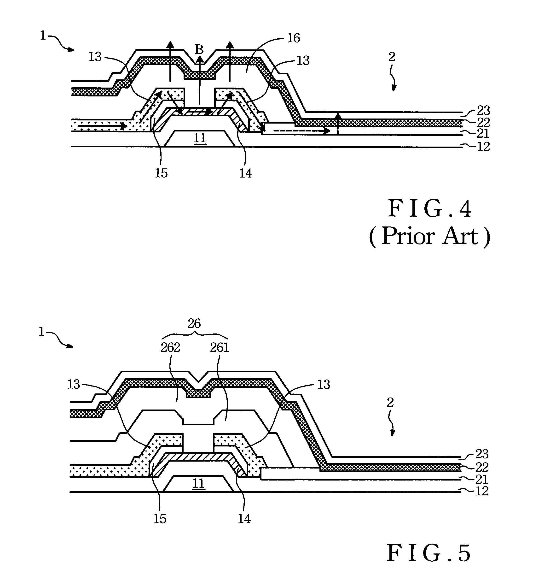 Active matrix organic electroluminescence display device