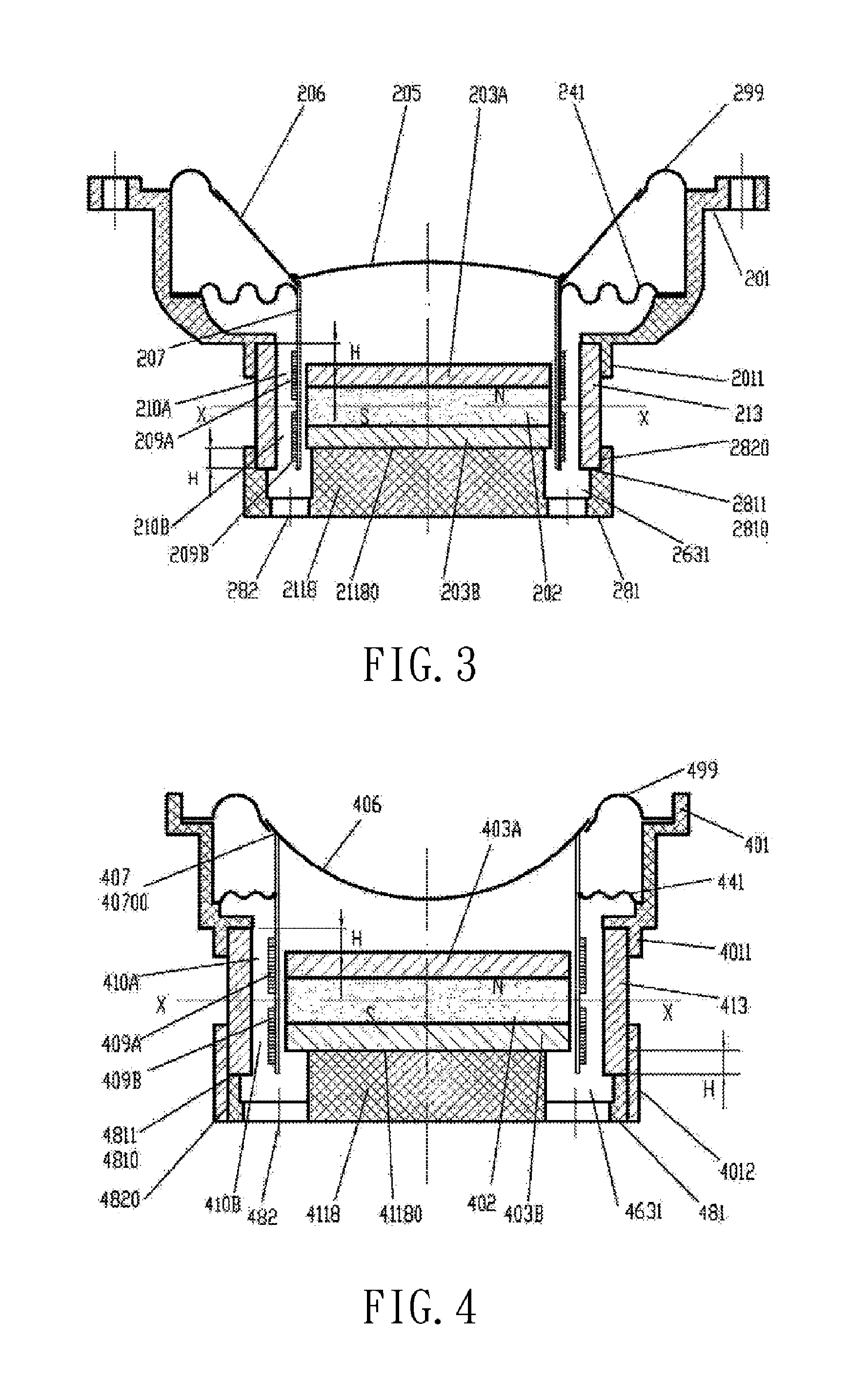 Inner Magnetic Transducer with Multiple Magnetic Gaps and Multiple Coils and Preparation Method Thereof