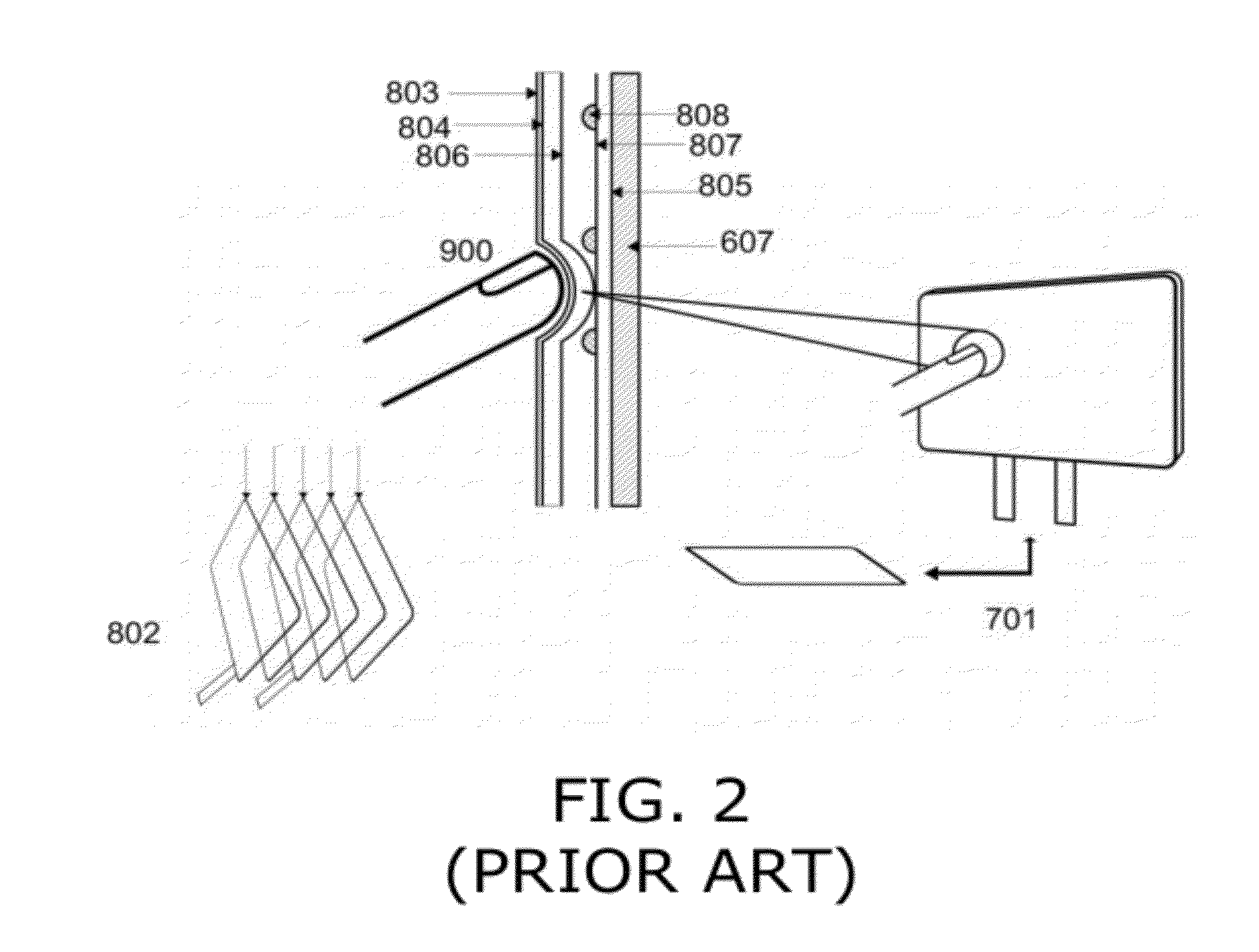 Optical touch screen with tri-directional micro-lenses