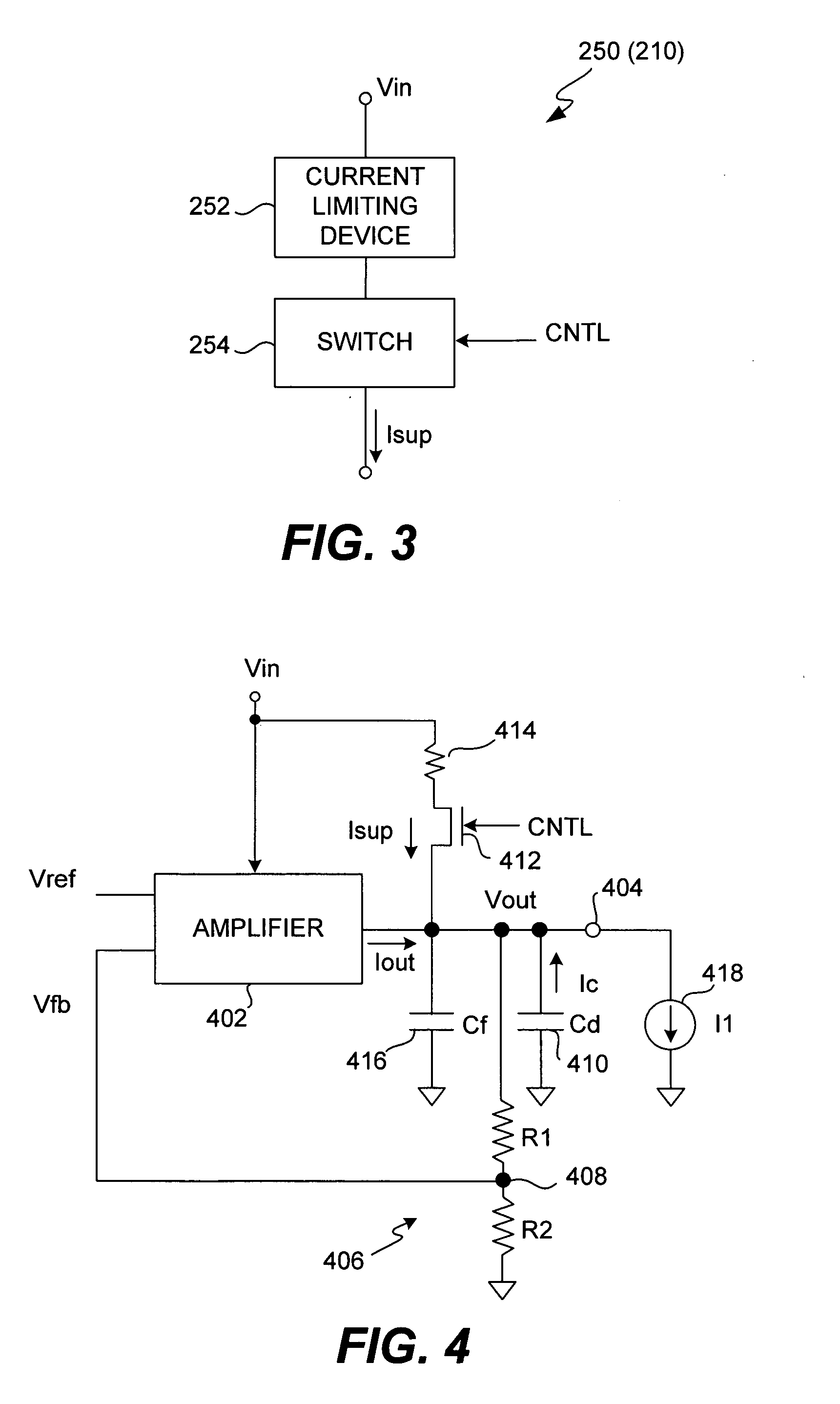 Voltage regulation with active supplemental current for output stabilization