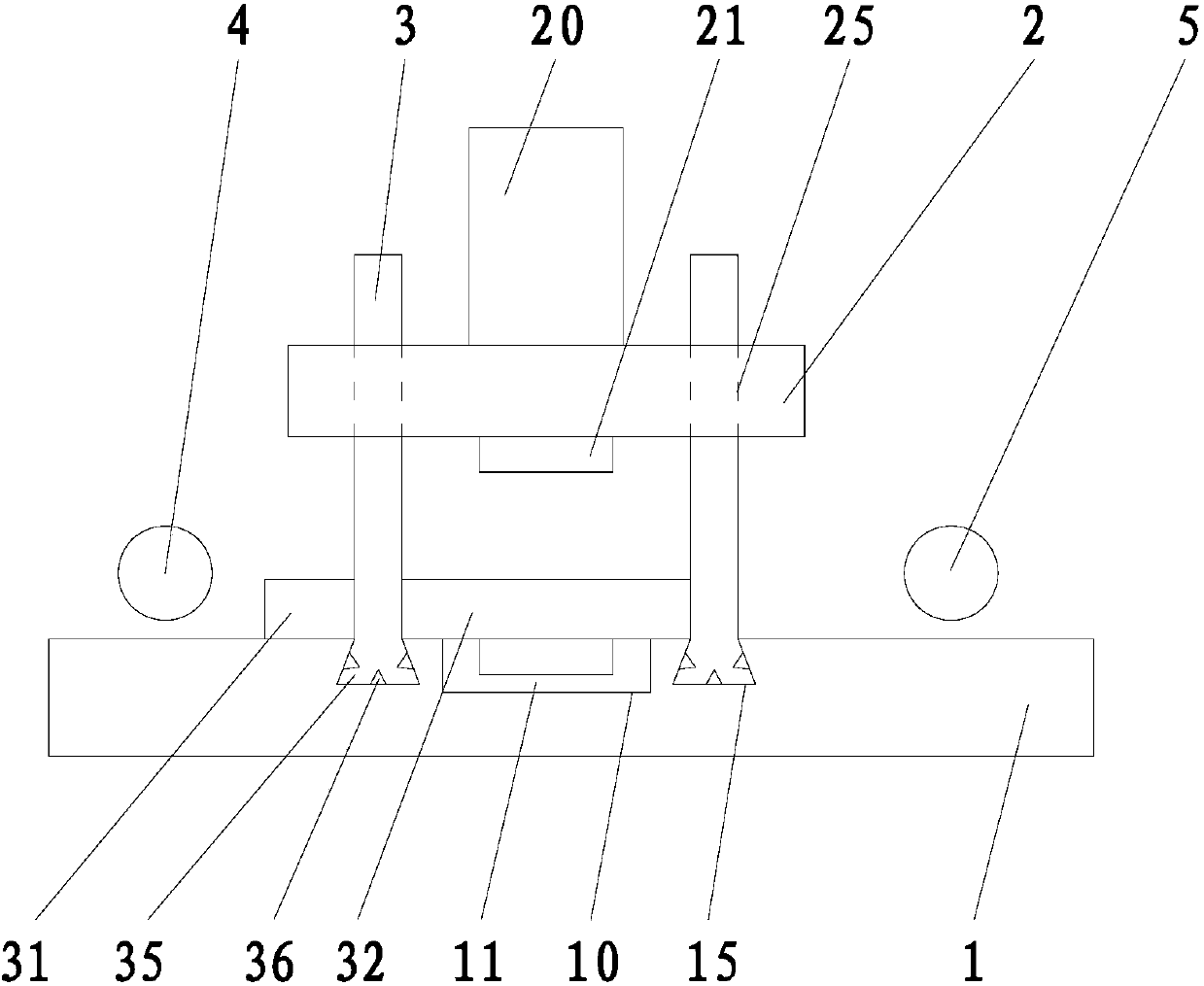 Embossing device for printing with exact positioning