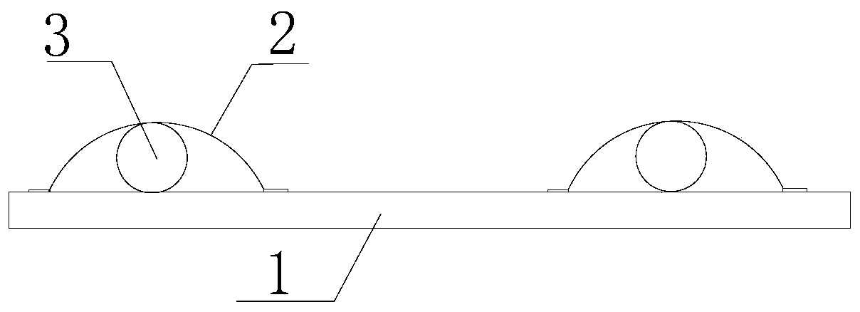 Busbar capable of preventing thermal runaway diffusion and storage battery pack