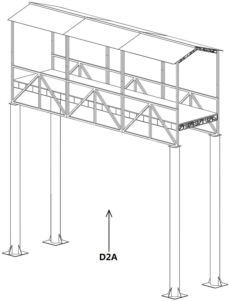 Light air bicycle lane system