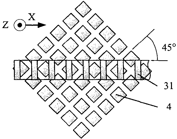 A two-dimensional displacement measurement device using a dual-frequency laser and a diffraction grating