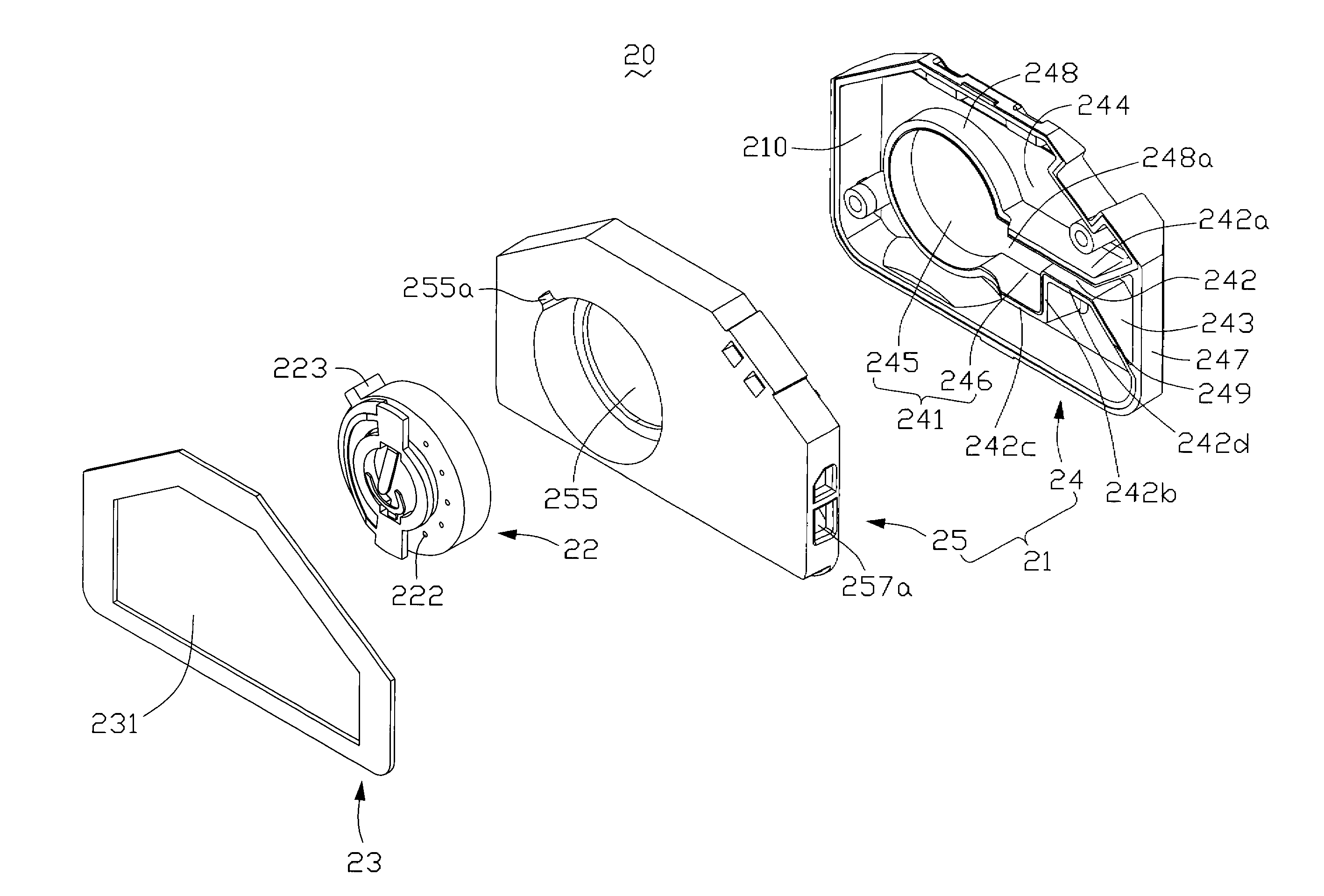 Speaker set and mobile phone incorporating the same