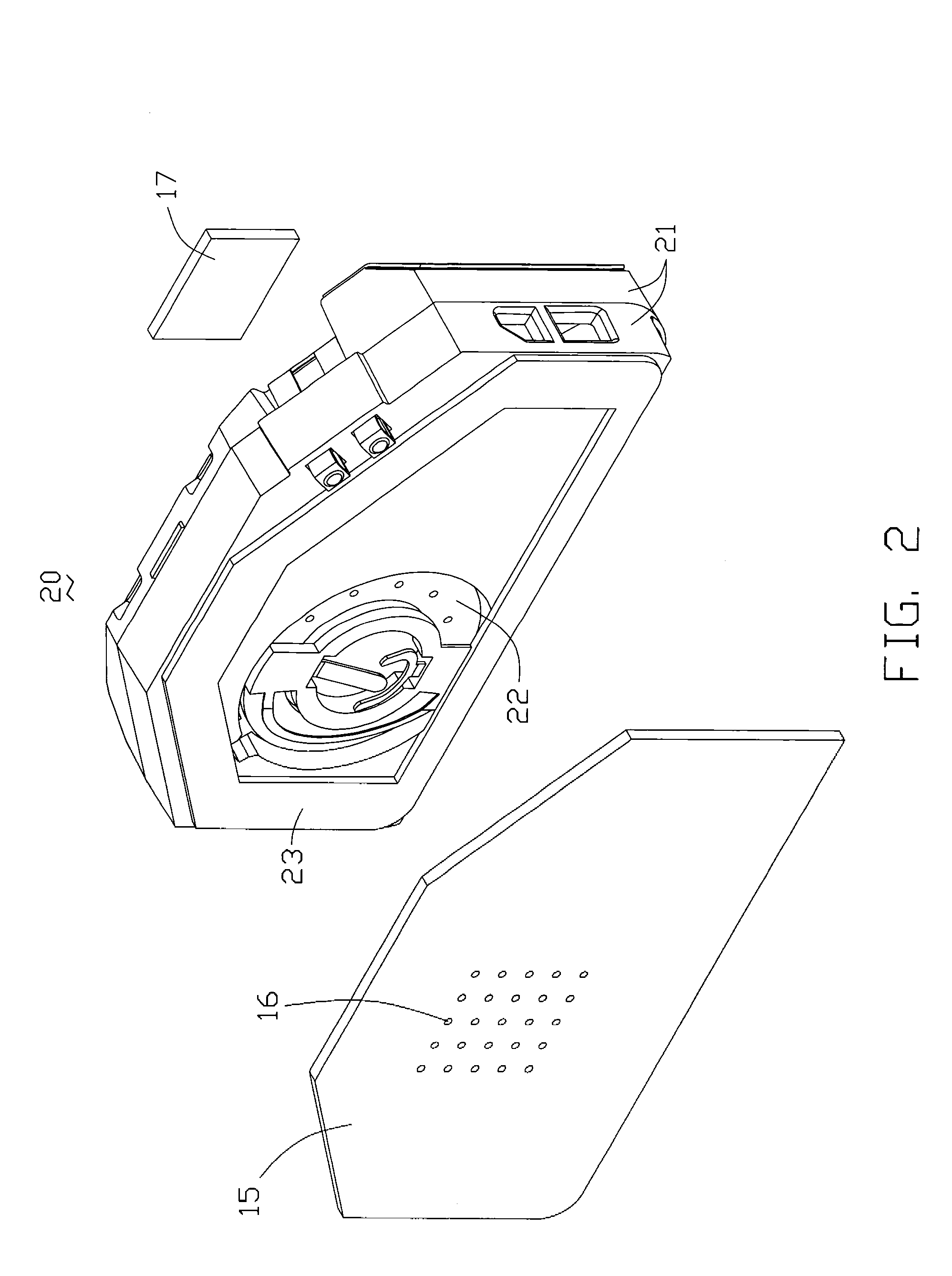 Speaker set and mobile phone incorporating the same