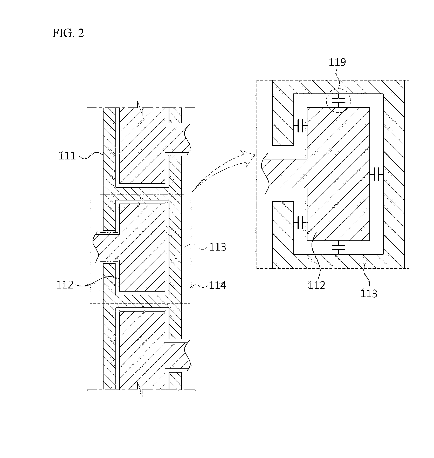 Touch sensing apparatus using touch pattern without insulation and method for manufacturing the same