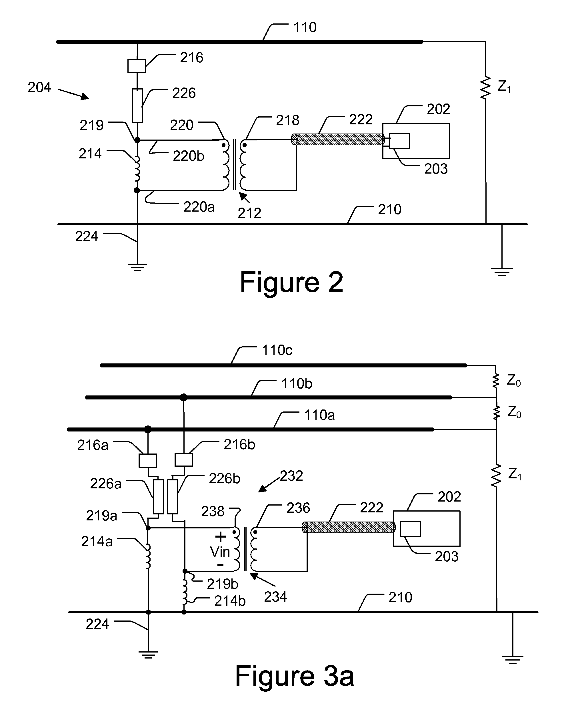 Power line coupling device and method