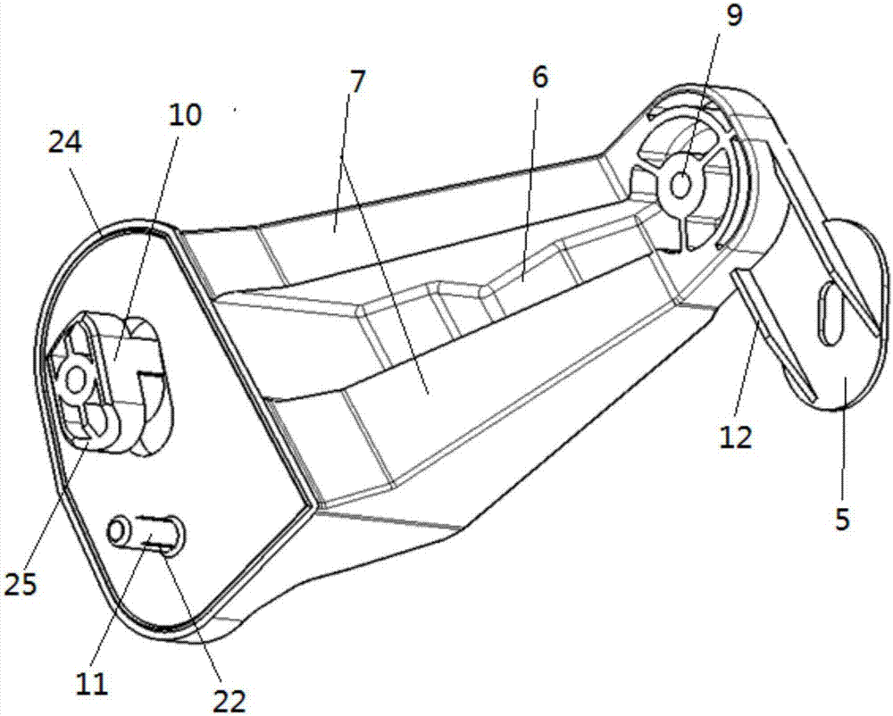 Quick-tightening plastic bracket