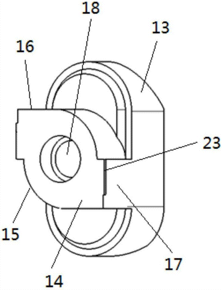 Quick-tightening plastic bracket