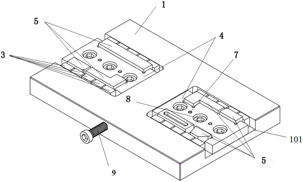 Hydraulic bench clamp and workpiece clamping method using same