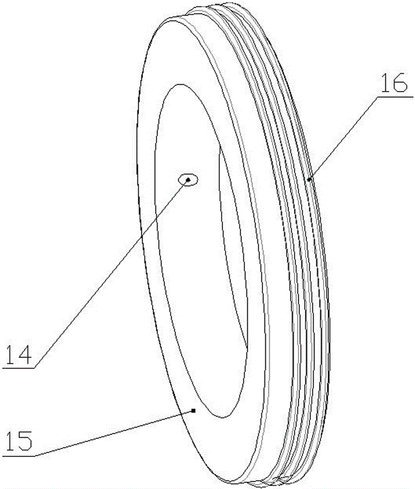 Internal high-pressure forming pushing and pressing device