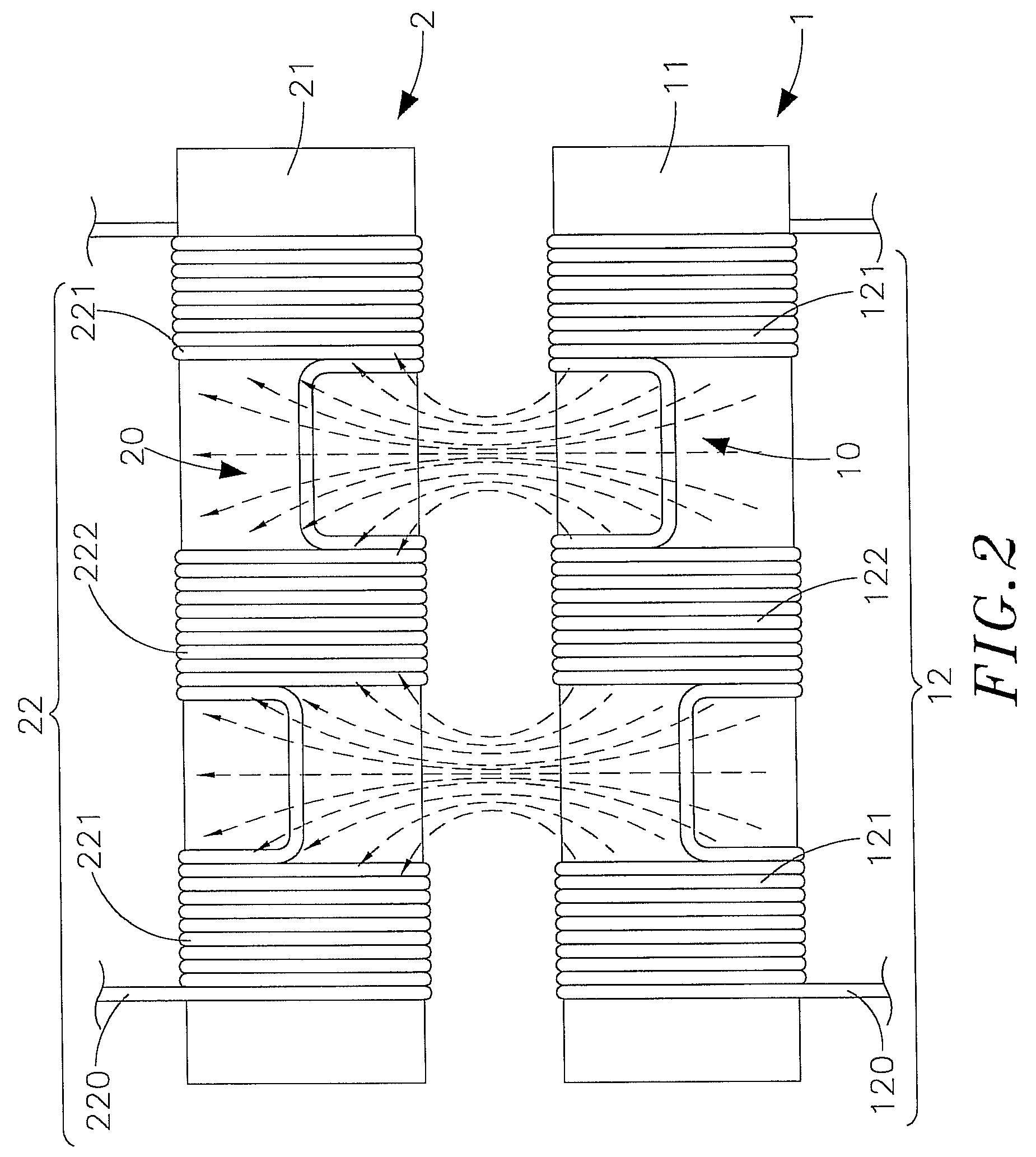 Wireless charging coil structure in electronic devices