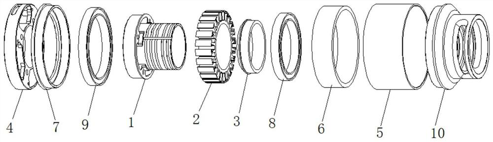 Shaftless hollow brushless motor